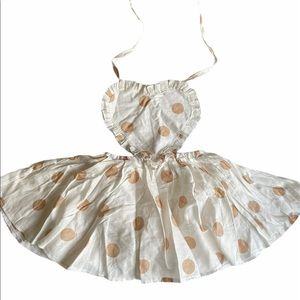 Toddler girl pinafore dress